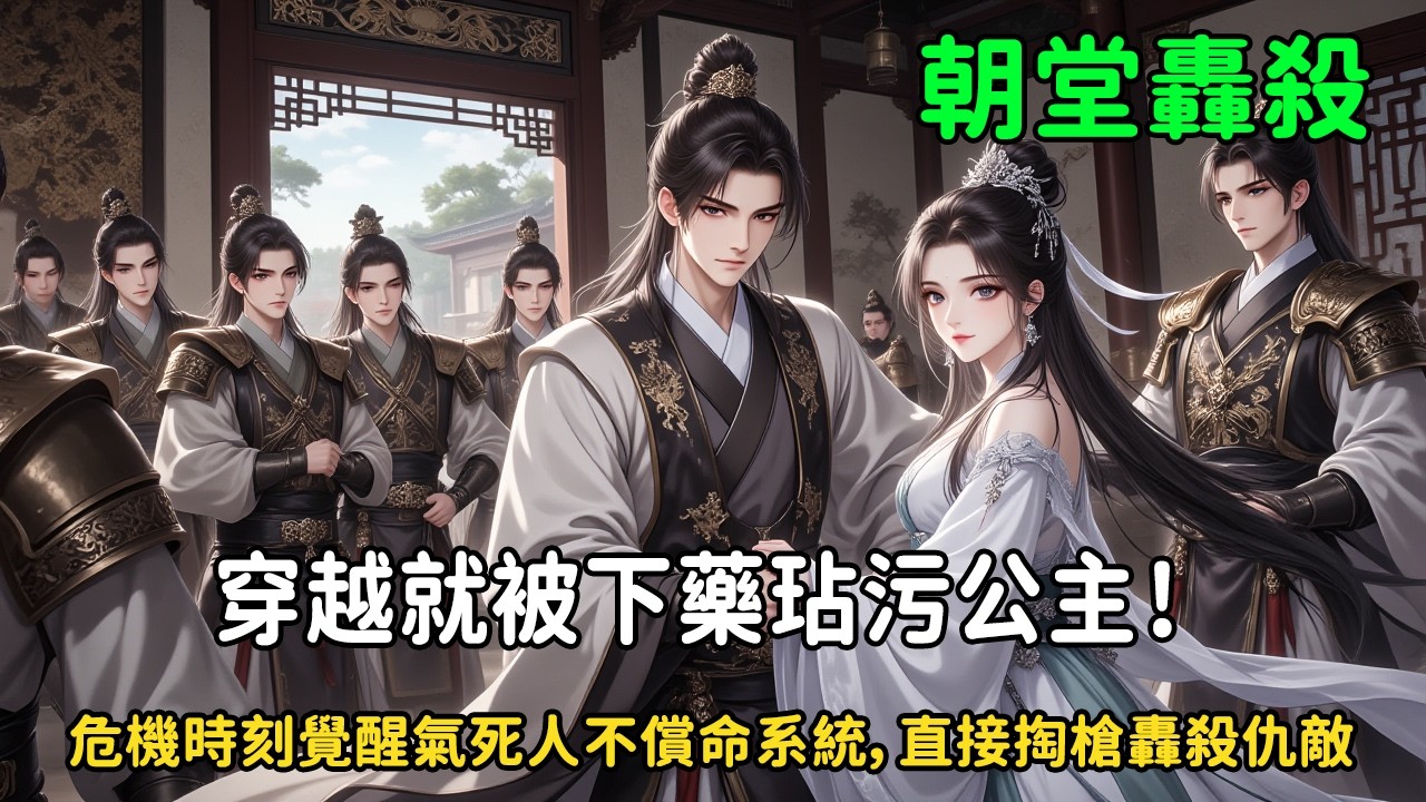 《穿越就被下藥玷污公主！危機時刻覺醒氣死人不償命系統，直接掏槍轟殺仇敵》王斌穿越成大夏王朝六皇子，一睜眼身邊躺著被玷污的大離公主。危機時刻，他覺醒「氣死人不償命系統」——只要氣到別人就能獲得現代武器！