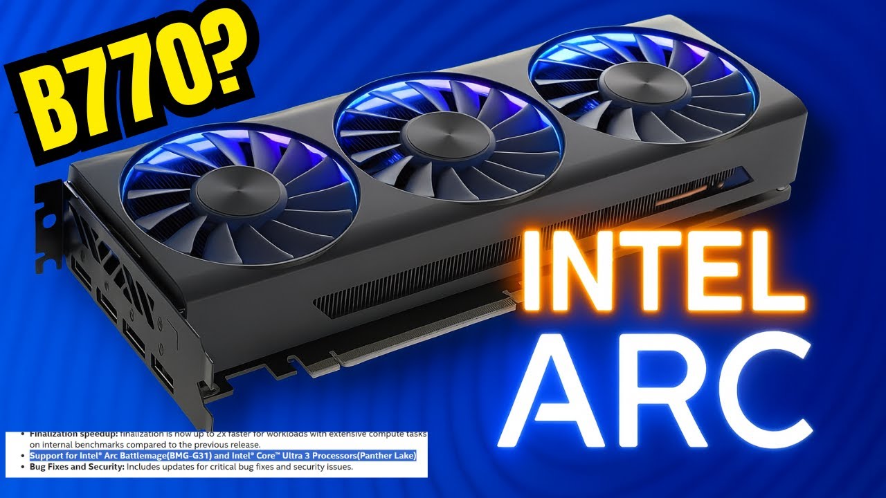 Видеокарта Intel Arc B770 