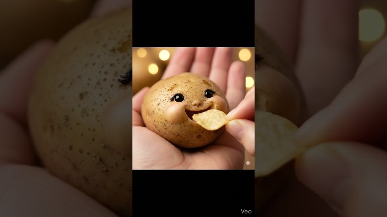 potato eating change with egg 