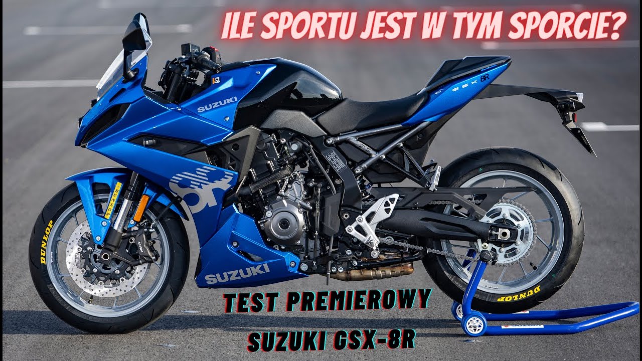 Suzuki GSX-8R - dlaczego mnie z(a)wiódł? Test premierowy nowości 2024 [zalety, wady, opinia, moc]
