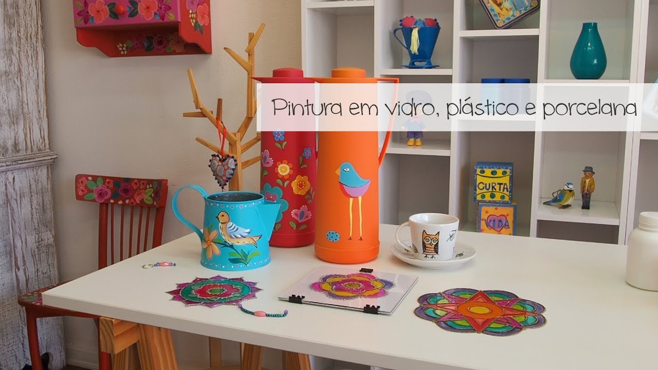 Pinceladas da Cris: Dicas para pintura em vidro, metal e plástico