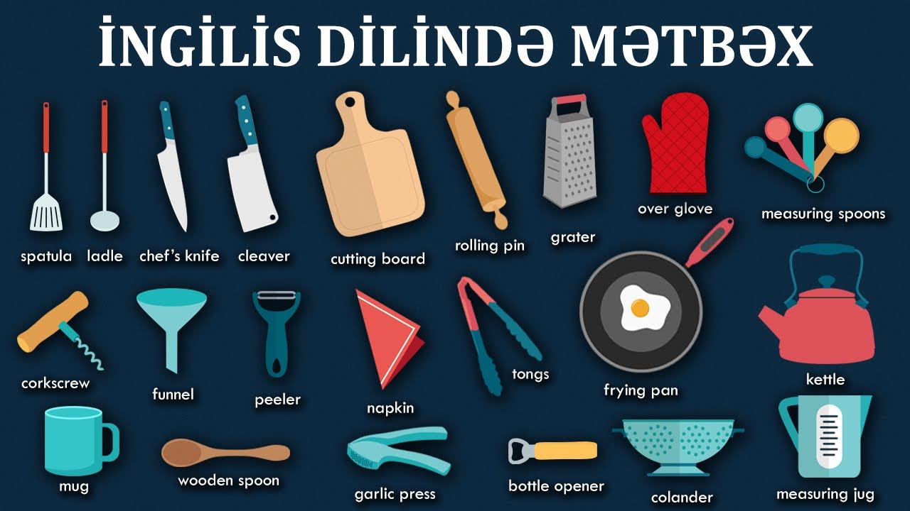 İngilis Dilində Mətbəx