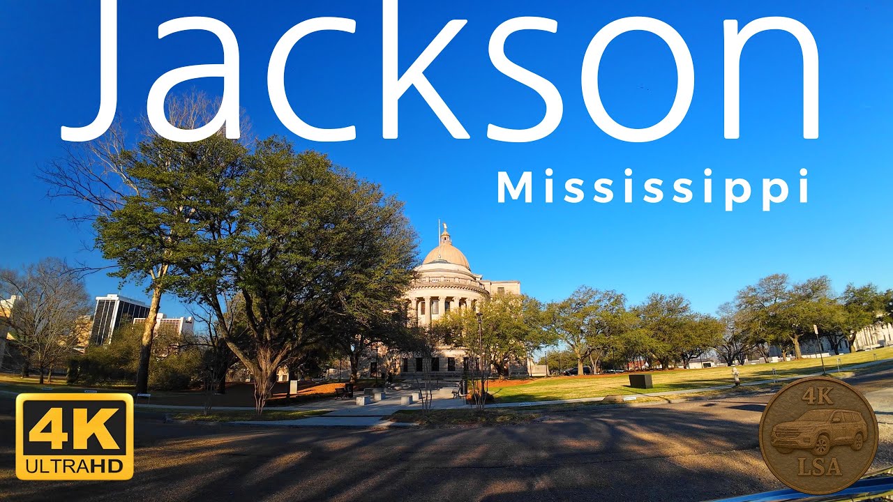Drive in 4k- Jackson, MS Chill/ Travel / Inspirational / Peaceful/ Uplifting / Dreamy/ Mellow