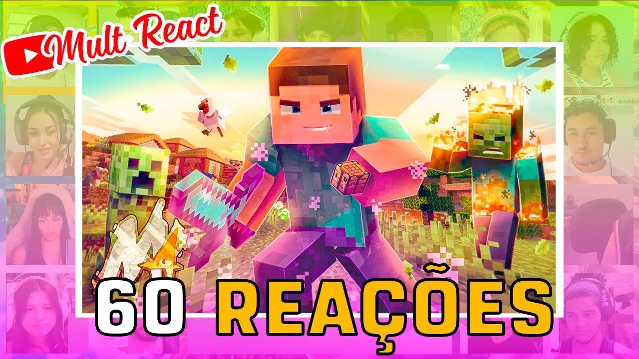 Mult React - M4rkim - Minecraft (Steve)