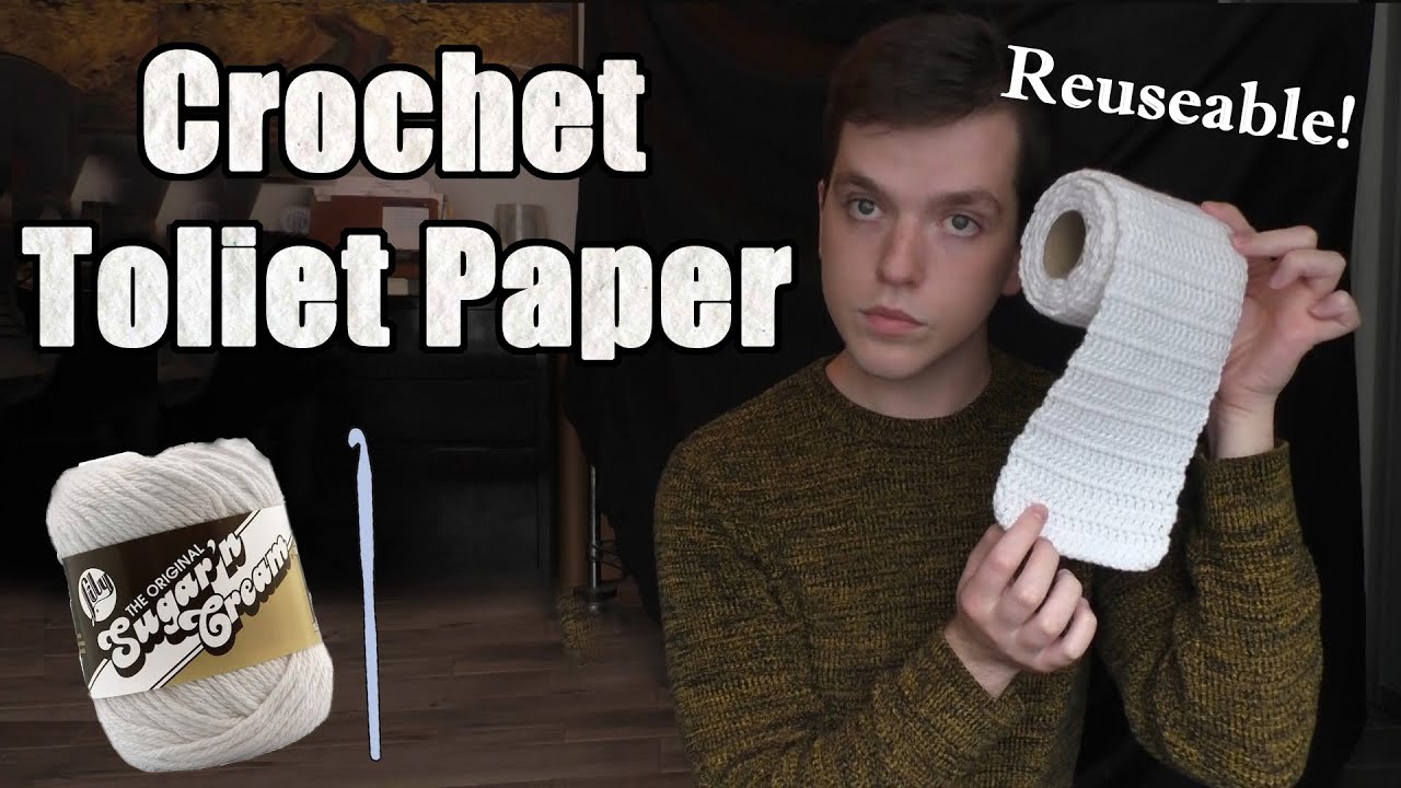 How to Crochet Toilet Paper (Reusable!)