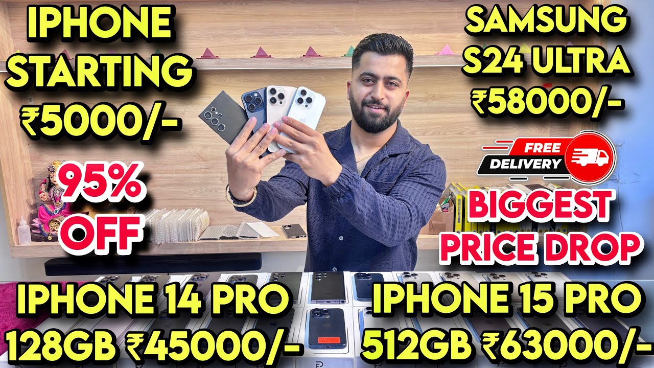 Cheapest iPhone Market in Delhi | Second Hand Mobile | iPhone Sale | Cheapest iPhone14,15,Xr ₹199😱