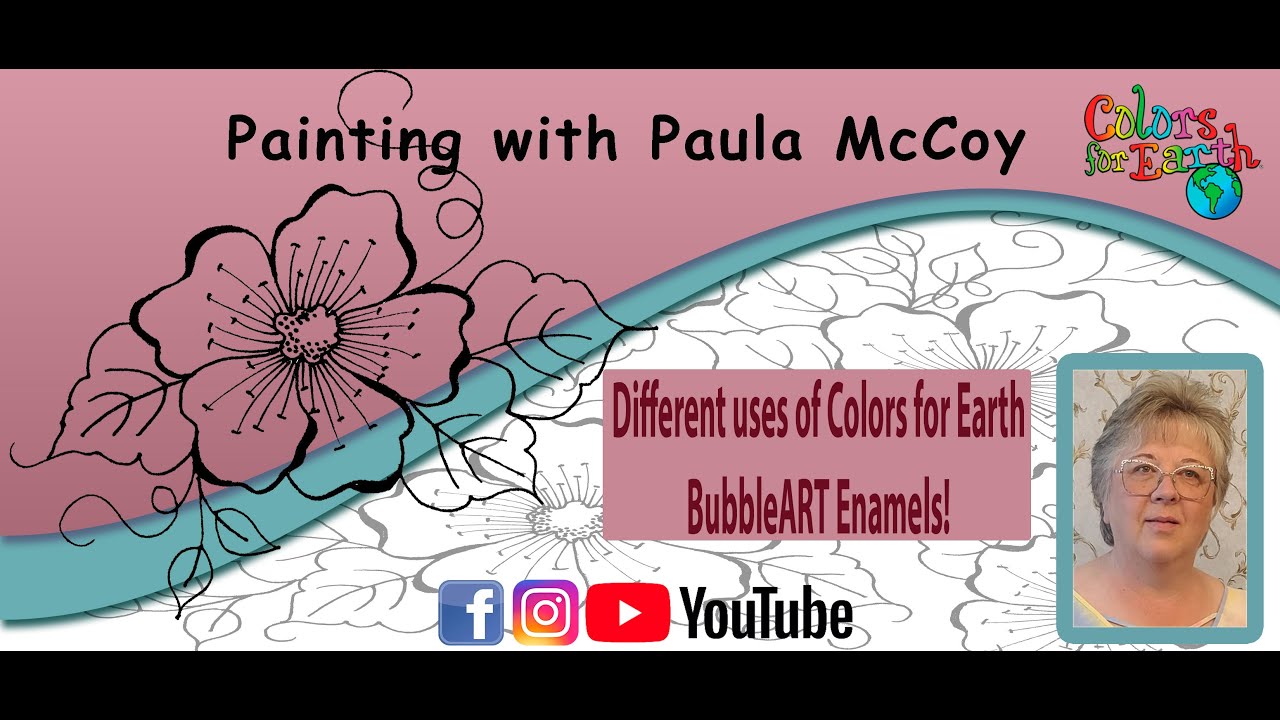 Different uses of Colors for Earth BubbleART enamels!