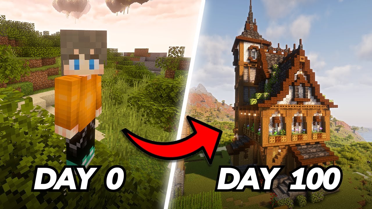 I Survived 24 hours in Terralith Minecraft ... Here's What Happened