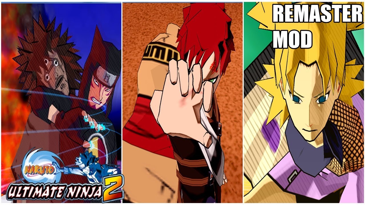 Naruto Ultimate Ninja 2 Remaster--Gaara,Kankuro,Temari -- Ultimate Jutsu
