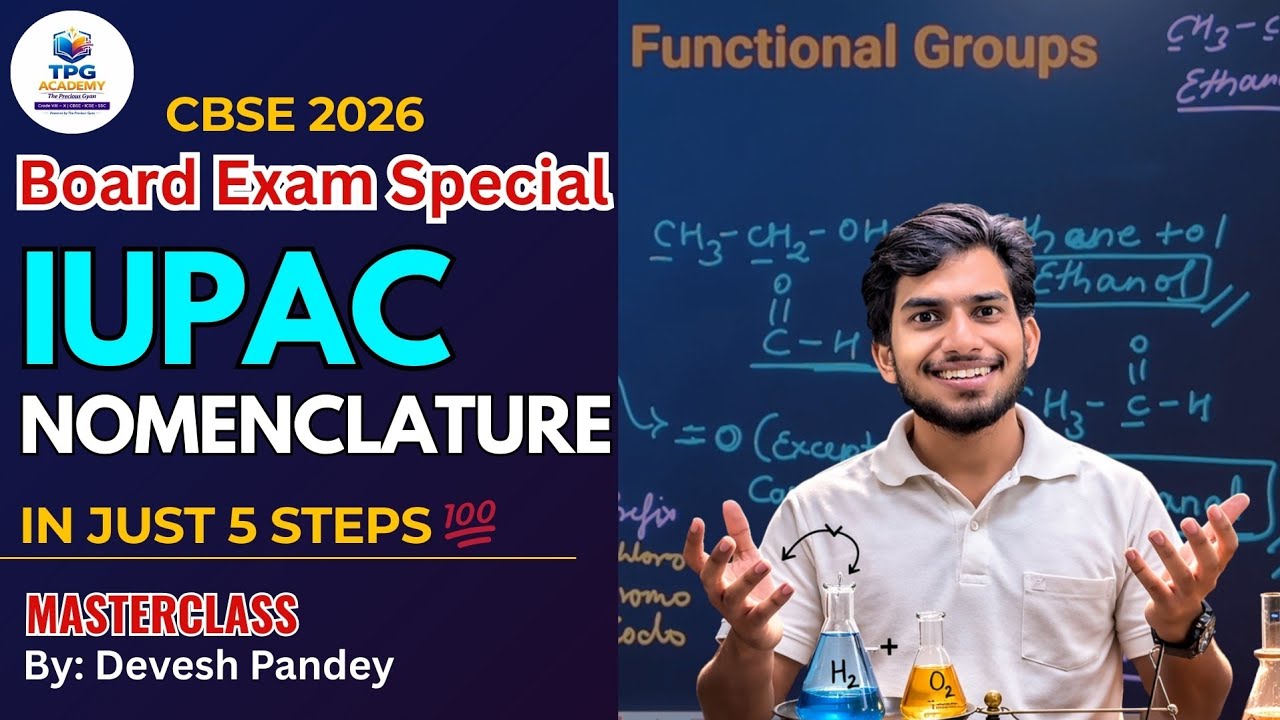 CBSE Class 10 | IUPAC Nomenclature | Carbon and Its Compounds | Board exam Special | 2026