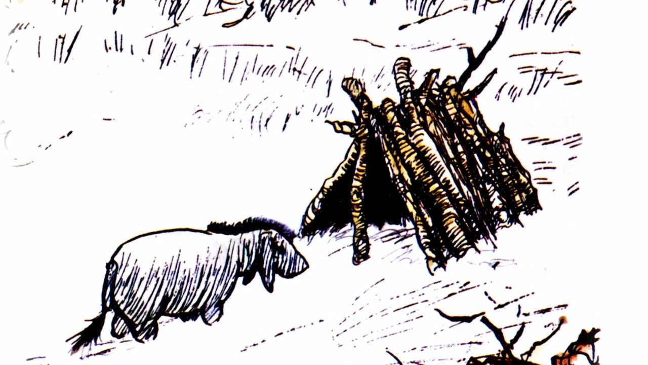 The House At Pooh Corner Chapter 1 in which a house is built at Pooh Corner for Eeyore.