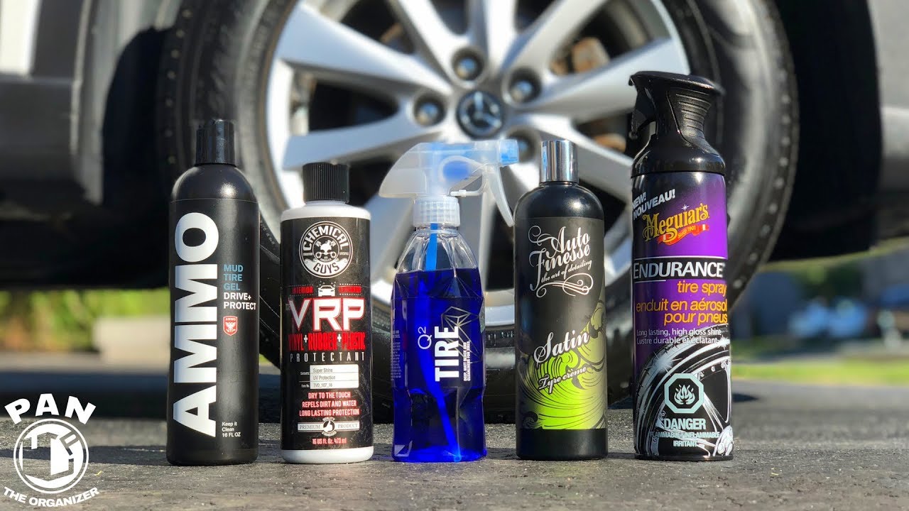 THE BEST TIRE DRESSING!  Who will win?  (PART 1)
