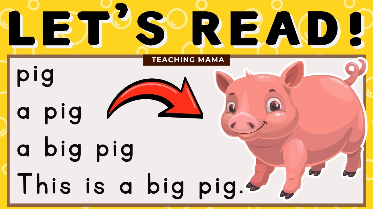LET'S READ! | PRACTICE READING SIMPLE PHRASES | ENGLISH READING | TEACHING MAMA