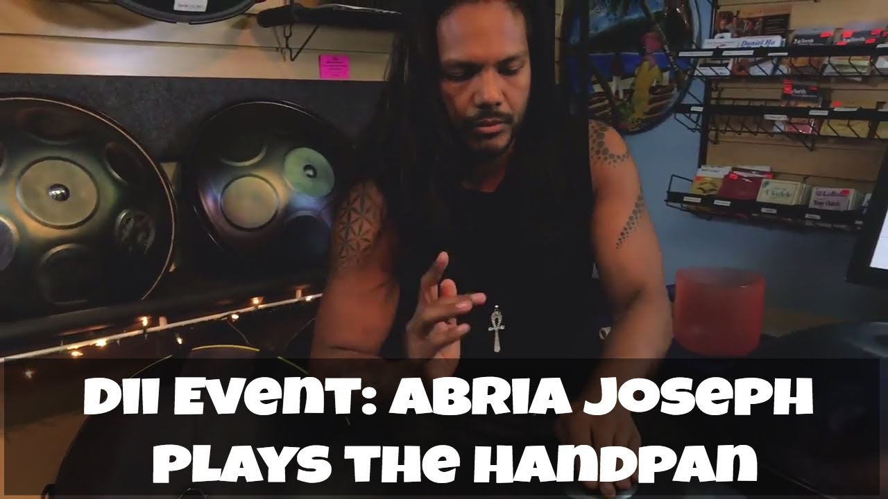 Abria Joseph Plays the Handpan @ Dave's Island Instruments