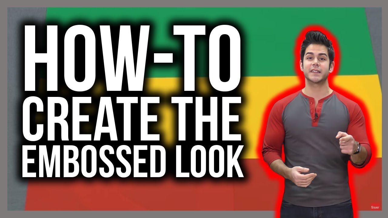 How to Create the Embossed Look!
