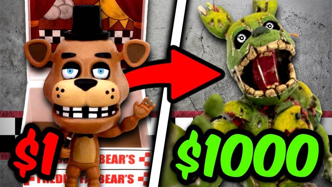 $1 VS $1000 FNAF Mystery Figure