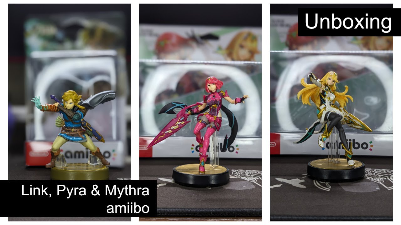Link, Pyra & Mythra amiibo Unboxing
