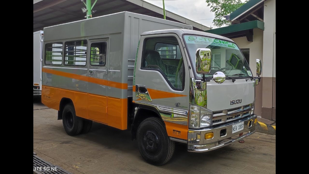 REBUILT ISUZU ELF NKR 10ft. to 14ft. FB Body Passenger Van  G650 Cabin 4 / 6 Wheeler 4HF1 Manual