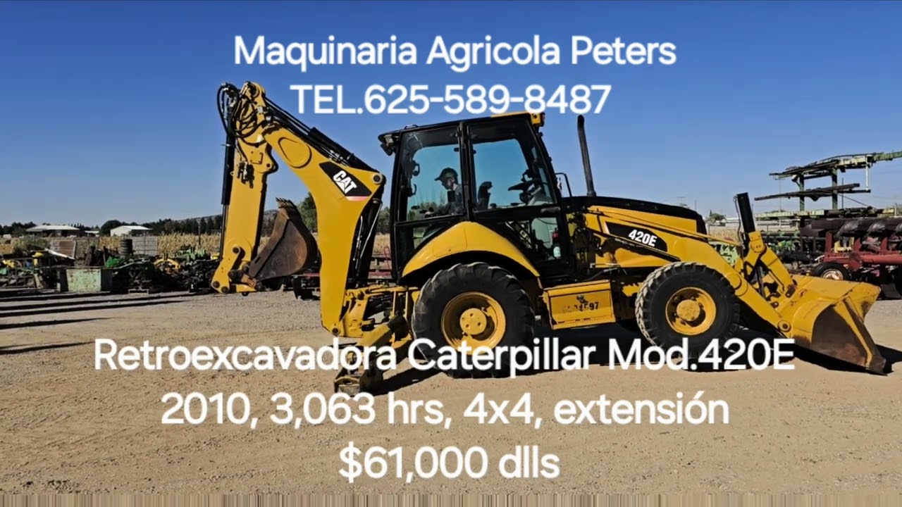 Retroexcavadora Caterpillar Mod.420E