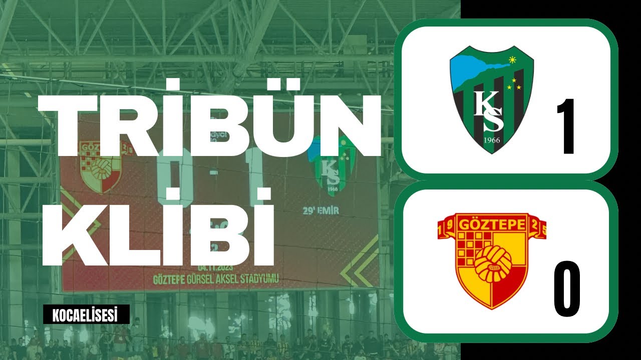 Kocaelispor 1-0 Göztepe Efsane Deplasman Tribün Klibi! #kocaelispor #göztepe