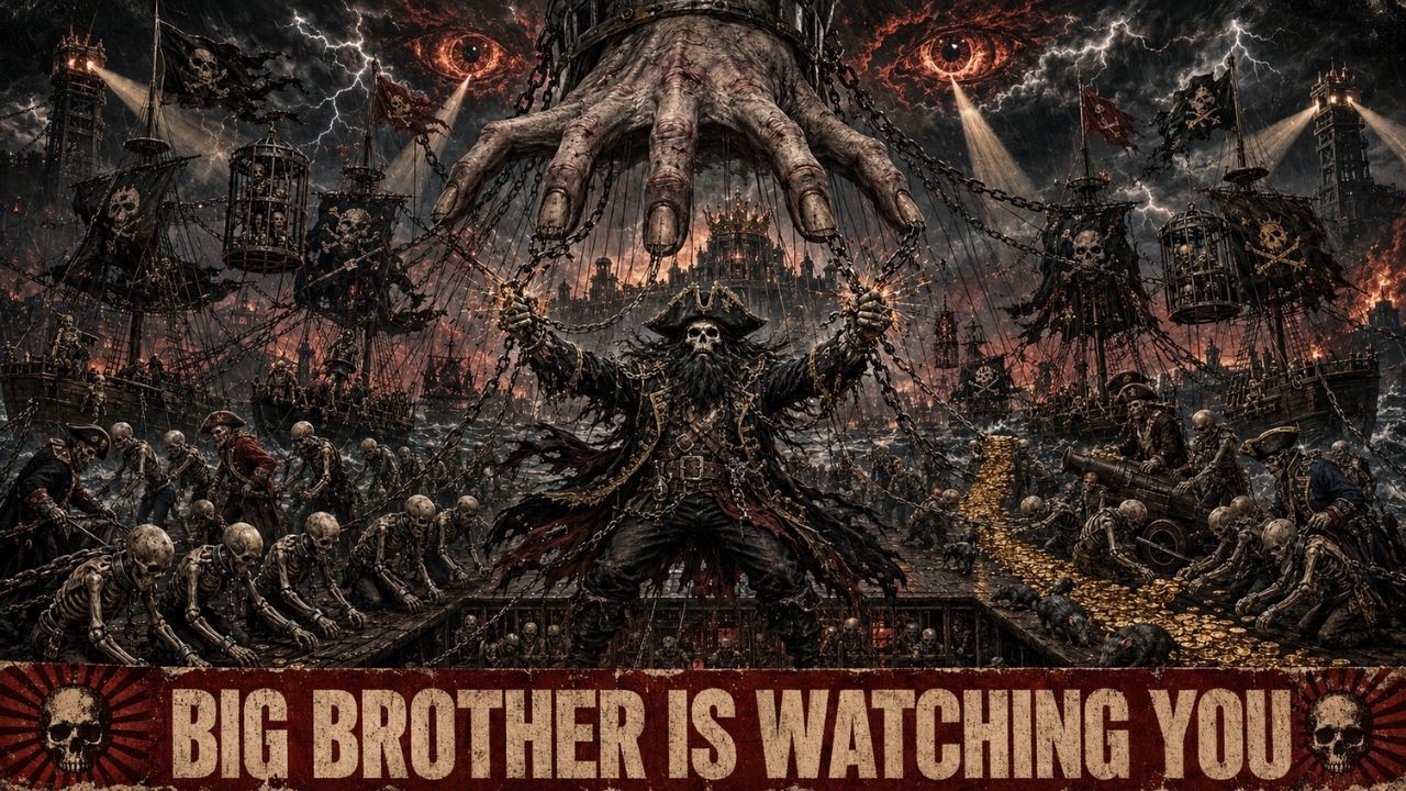 BIG BROTHER IS WATCHING YOU  | Dark Pirate Rap