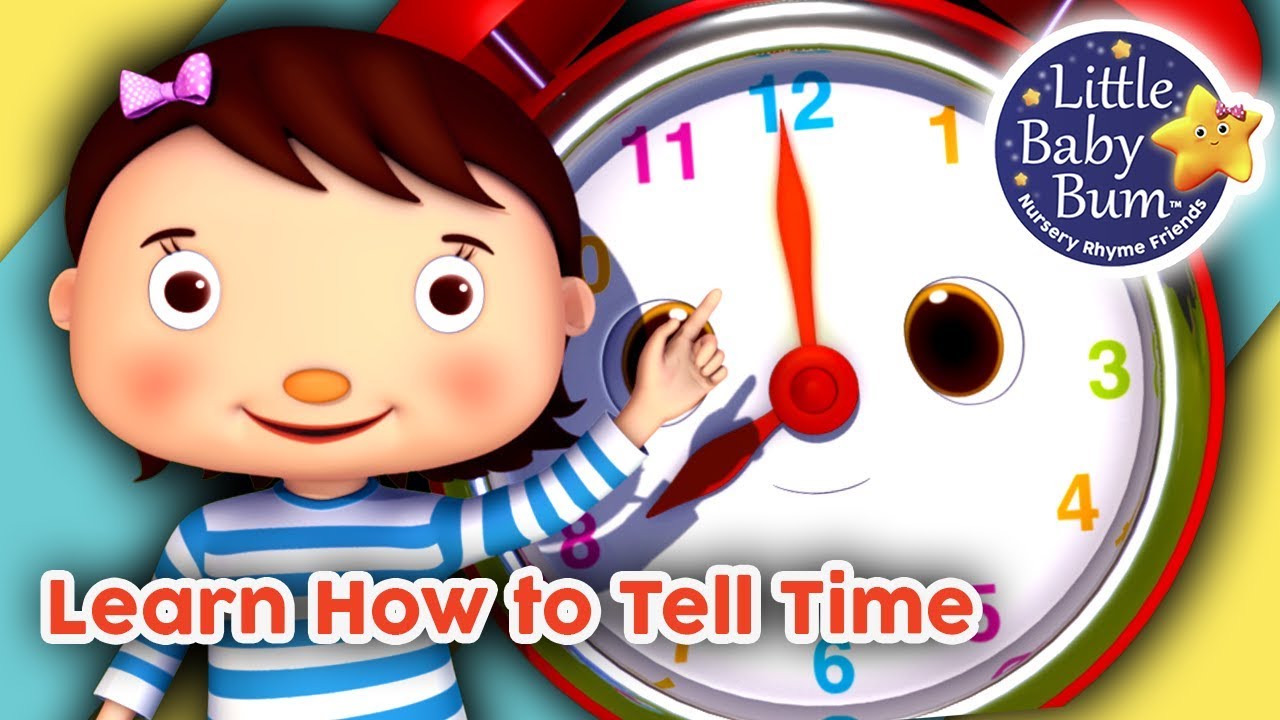 Learn How to Tell Time  | Learn With LBB | Little Baby Bum
