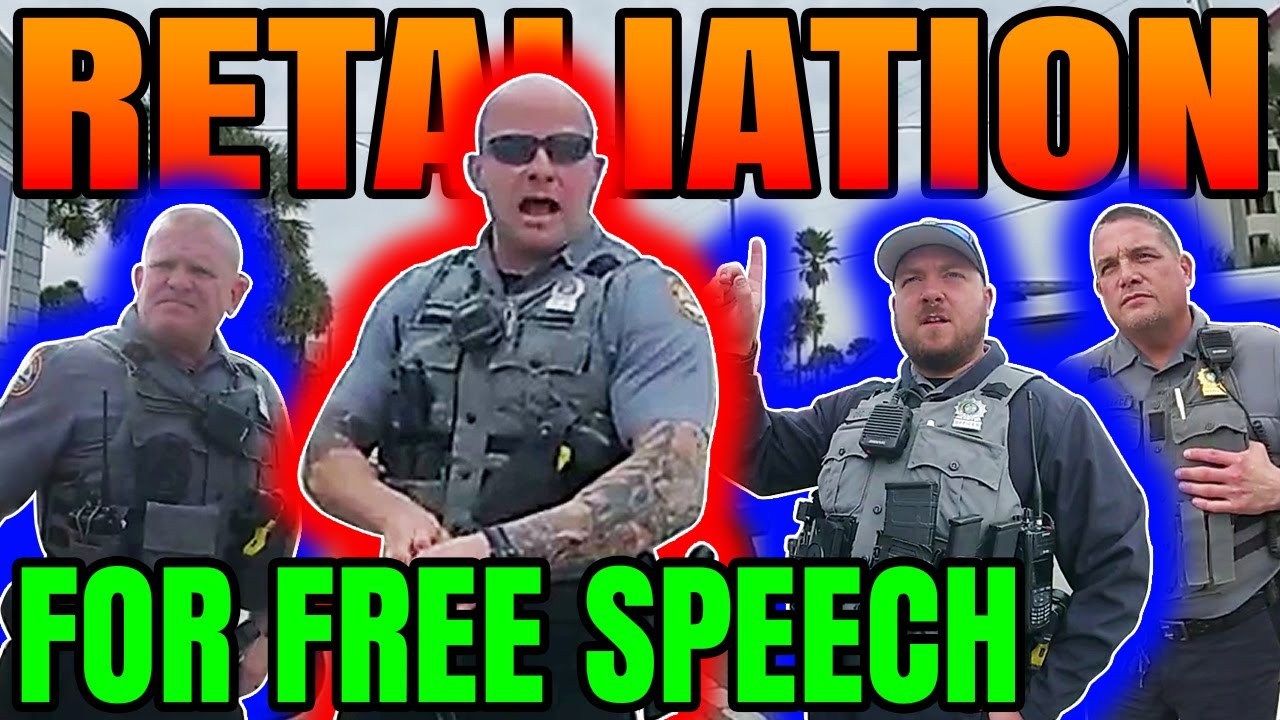 COP Admitted Retaliation for FREE SPEECH