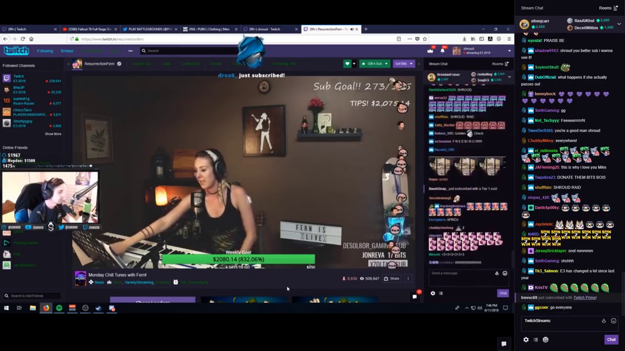 Shroud Helps Musician Pay Her Medical Bills