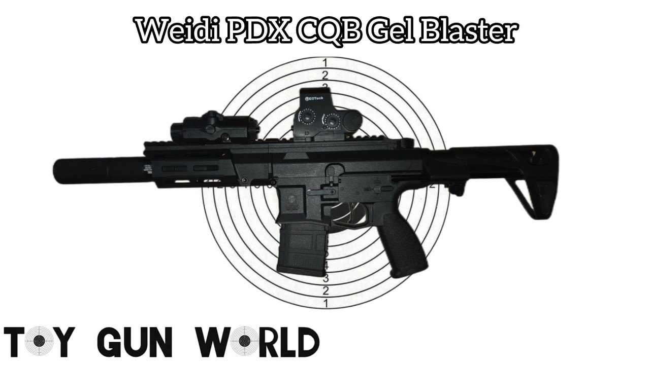 Weidi PDX CQB Water Gel Blaster Review, FPS Test, & Shooting Demo