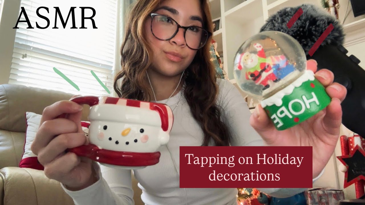 ASMR || Holiday Triggers ❤️🎄 (tapping, scratching, whispering)