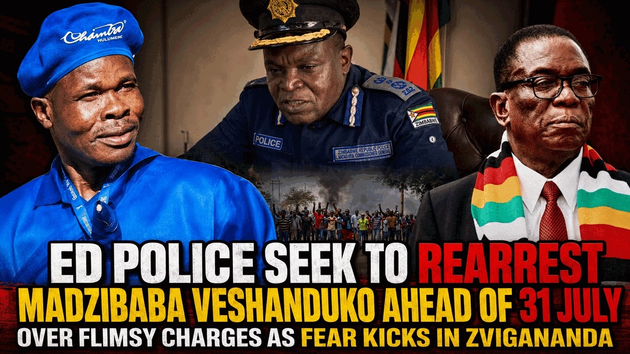 ED POLICE SEEK TO ARREST MADZIBABA ESHANDUKO B4 31 JULY, OVER FLIMSY CHARGES AS FEAR KICKS IN