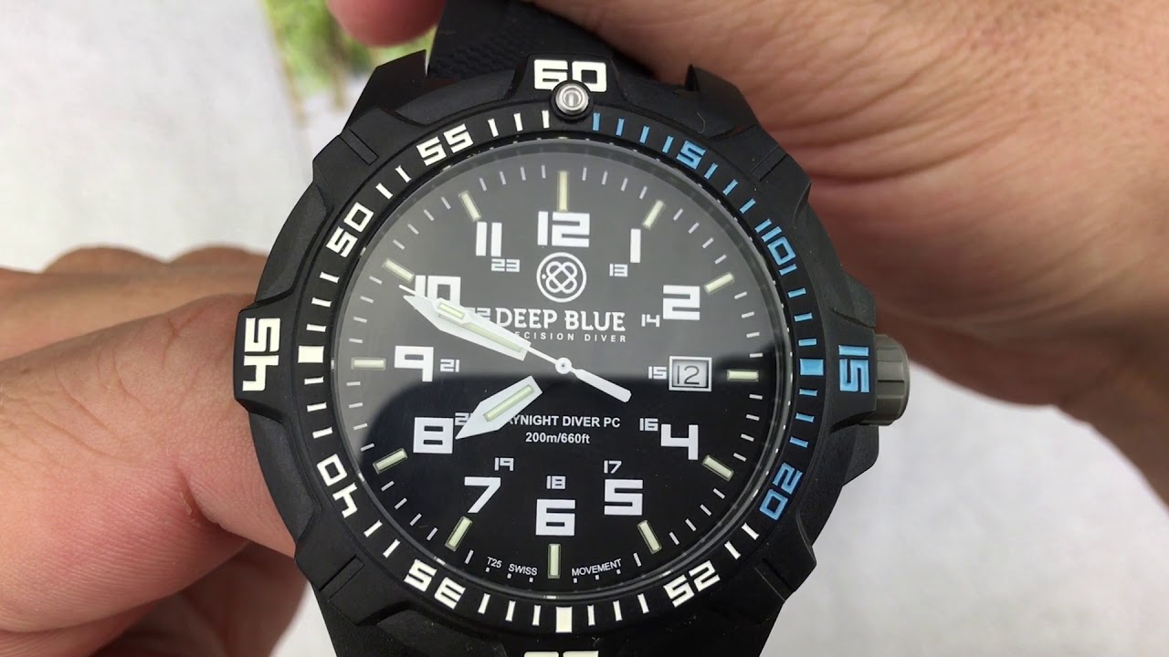Watch Gang Black Follow Up Review November 2017 Deep Blue DayNight Diver Pc Tritium!!!