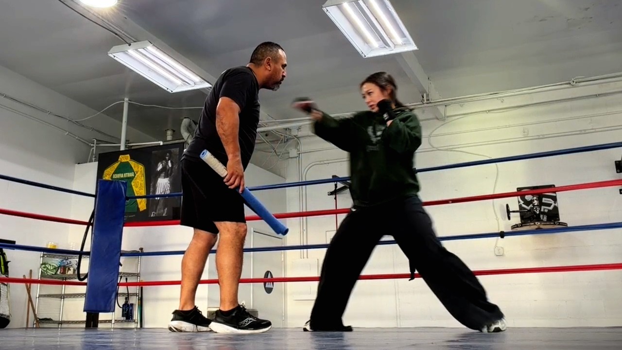 Diana Trains with Coach Joe Vargas Estrada