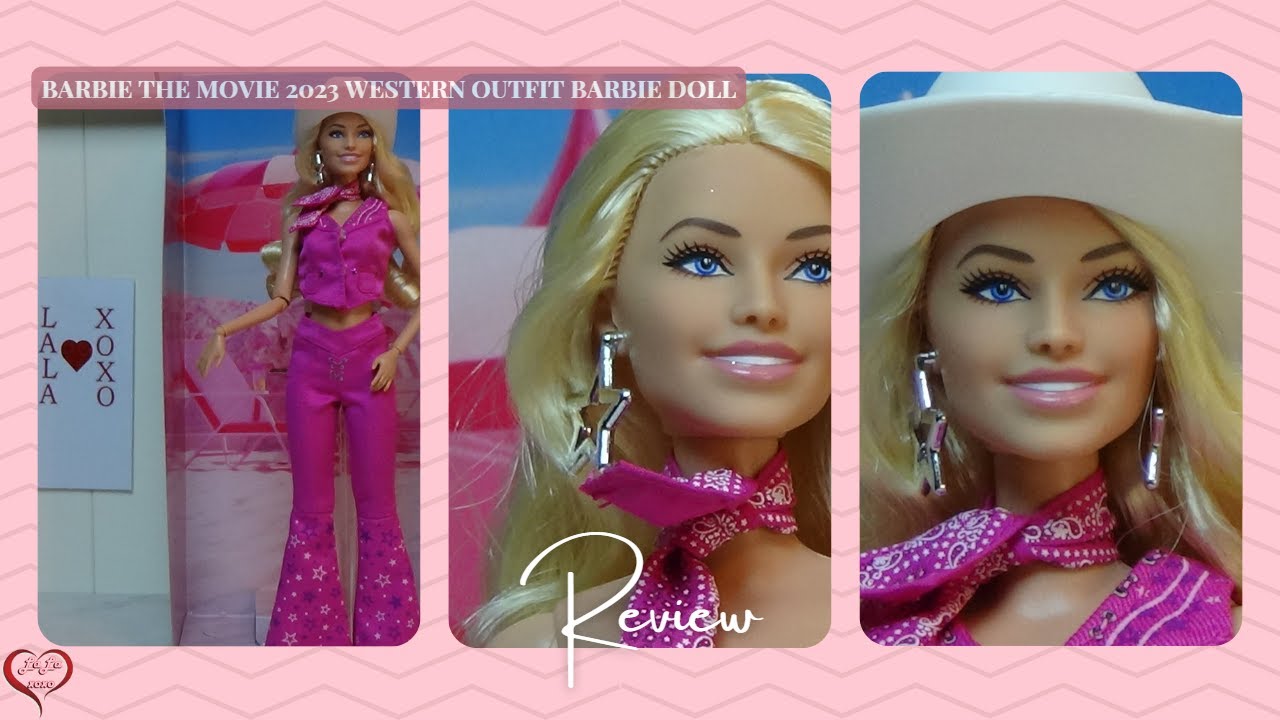 Barbie the Movie 2023 Barbie in Pink Western Outfit Doll HPK00 Review