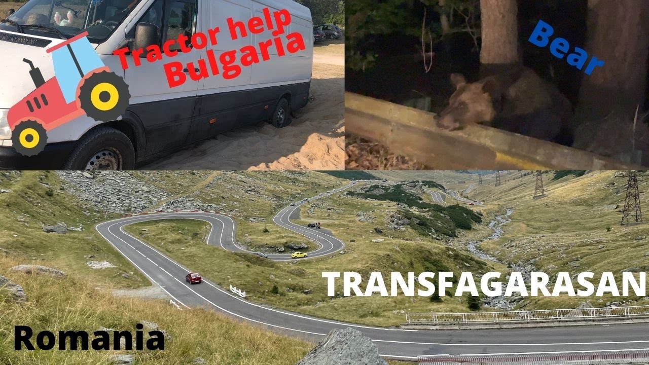 Vanlife Rumunsko + Bulharsko 2021 Stretnutie s medvedom, zapadnute  auto cesta na Transfagarasan