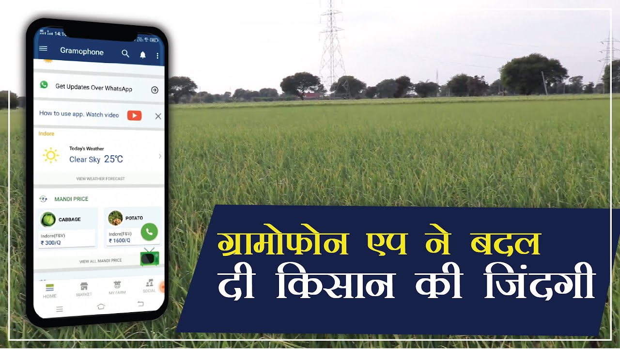 किसान की समृद्धि की वजह बना Gramophone Krishi Mitra App