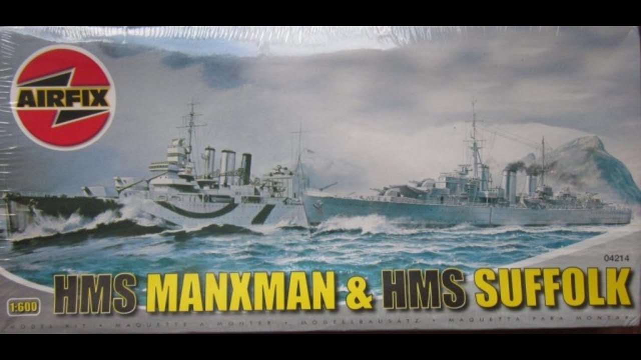 Airfix HMS Suffolk In Box Review