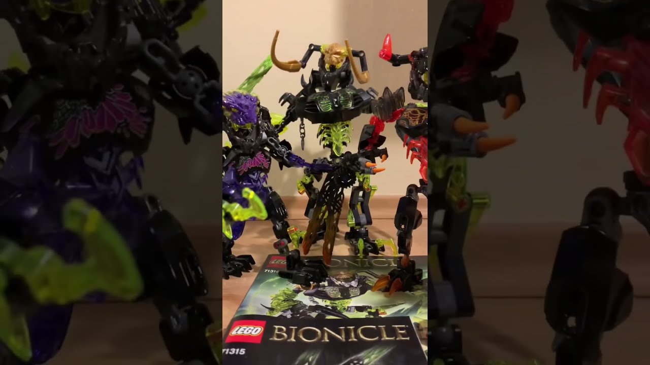 Lego Bionicle - Elemental beast and Umarak the Destroyer (