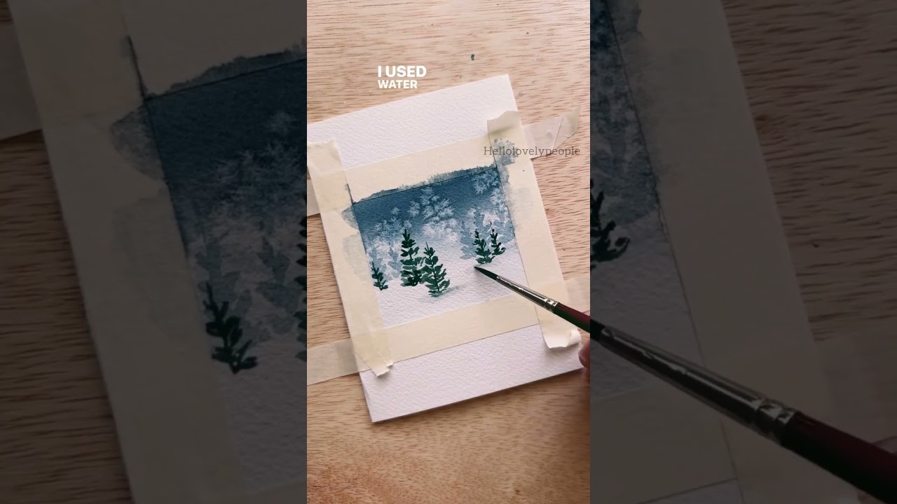 Day 9 - winter snowy forest