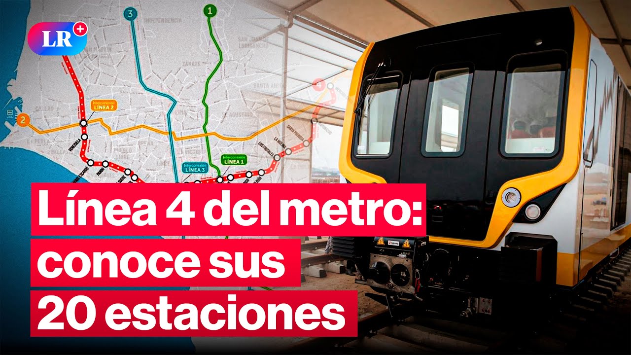 Línea 4 del metro: Estás serán las 20 estaciones en 13 distritos | #LR