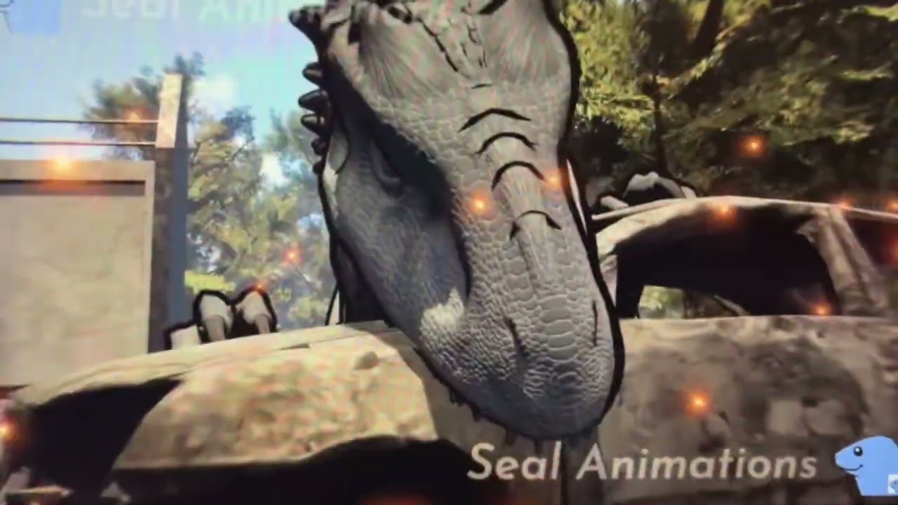V Rex vs Indominus Rex ￼