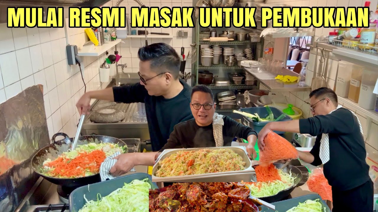 PERSIAPAN ANEKA MASAKAN UNTUK ACARA OPENING RESTAURANT BEREMPAH TANGGAL 15 DESEMBER