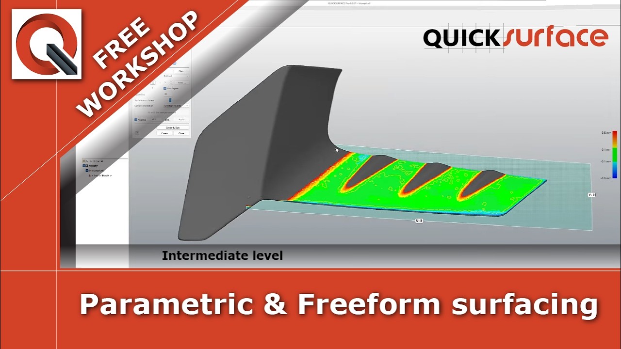 Workshop: Parametric & Freeform Surfacing with QUICKSURFACE
