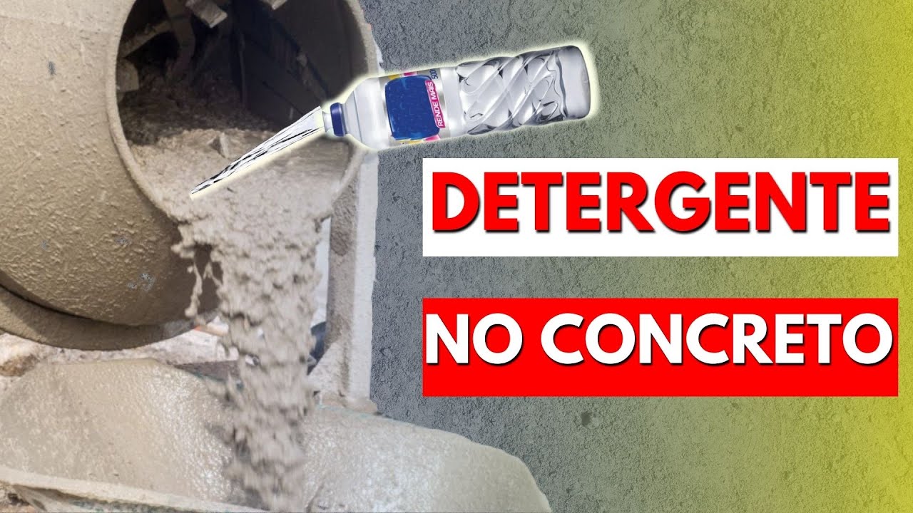 POSSO ADICIONAR DETERGENTE NO CONCRETO? I Veja o que acontece se adicionar a quantidade  ERRADA
