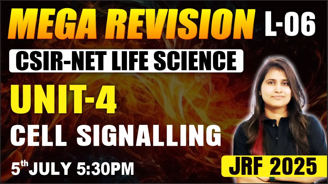 𝐔𝐍𝐈𝐓 𝟒 𝐂𝐄𝐋𝐋 𝐒𝐈𝐆𝐍𝐀𝐋𝐋𝐈𝐍𝐆 𝐈 𝐂𝐒𝐈𝐑-𝐍𝐄𝐓 𝐋𝐈𝐅𝐄 𝐒𝐂𝐈𝐄𝐍𝐂𝐄 𝐈 𝐌𝐄𝐆𝐀 𝐑𝐄𝐕𝐈𝐒𝐈𝐎𝐍 𝐈 𝐒𝐇𝐑𝐔𝐓𝐈 𝐒𝐇𝐔𝐊𝐋𝐀 𝐈 #csirnetlifescience