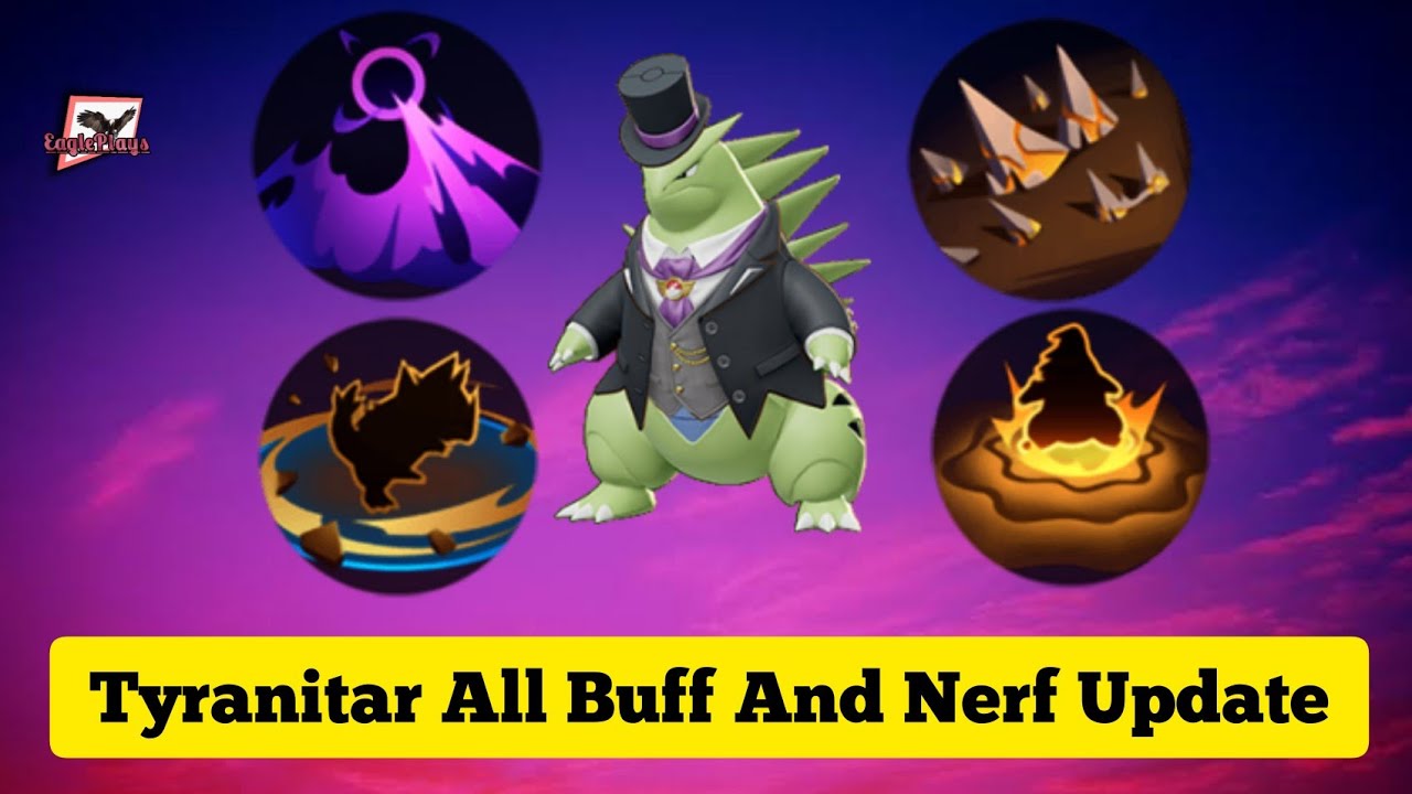 Tyranitar Damage Nerf And Buff 🔥