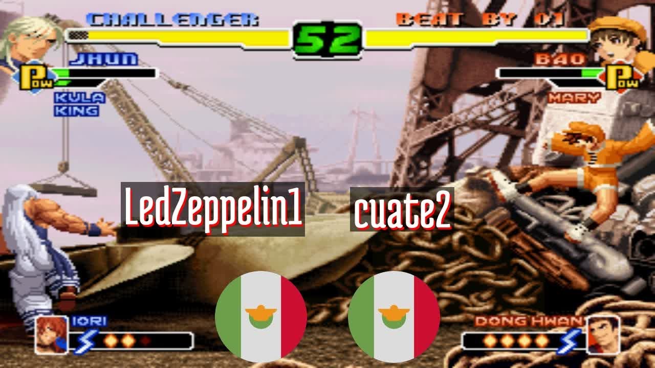 FT5 @kof2000: LedZeppelin1 (MX) vs cuate2 (MX) [King of Fighters 2000 Fightcade] Jun 15