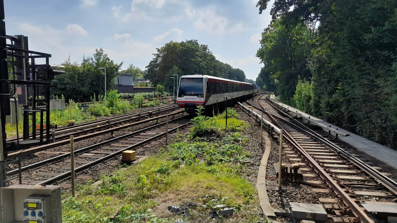 Mitfahrt in der U1 von Hamburg Kelinghusenstraße bis Ohlstedt im DT4.1 127