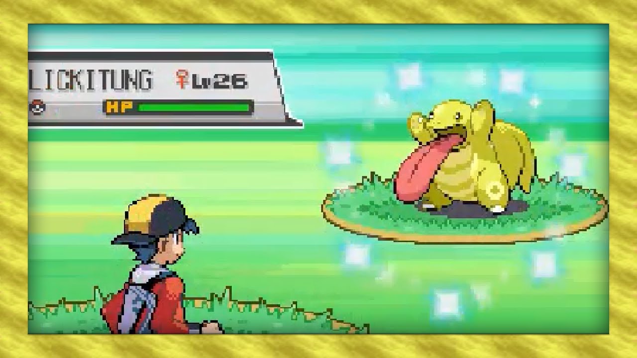 Live Shiny Lickitung After 5,955 Random Encounters! (Pokémon HeartGold)