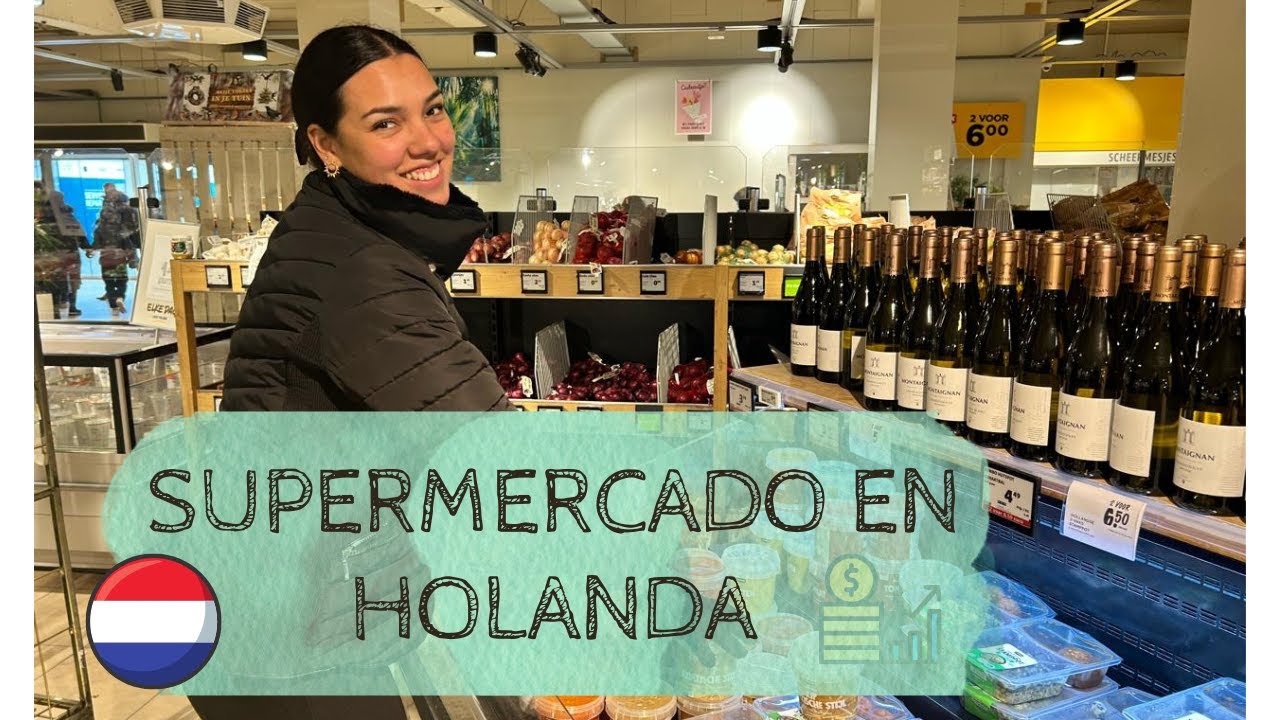 Comprando en un SUPERMERCADO EN EUROPA-HOLANDA-Paises Bajos.